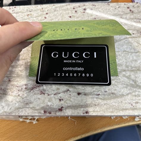 authentic fake gucci|gucci authenticity card.